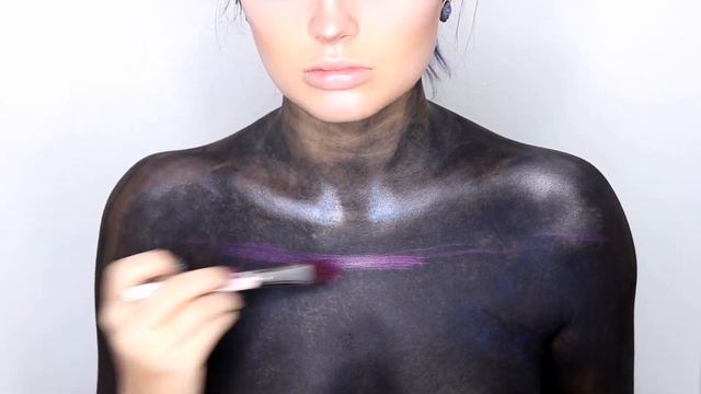 2018 New Years Body Paint Tutorial Inspired by Marianas Trench смотреть онлайн