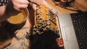 tea house - чайный домик , покраска акриловыми красками