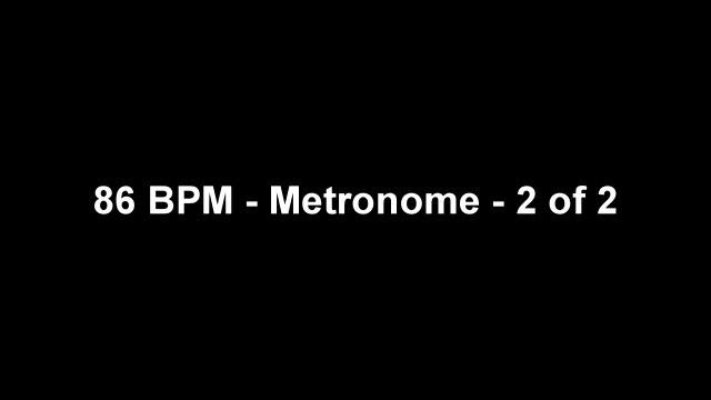 86 BPM - Metronome - 2 of 2 смотреть онлайн