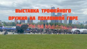 Выставка трофейного оружия на Поклонной горе