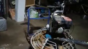 Проверка двигателя HONDA GX 200 от шлифовальной машины после ремонта