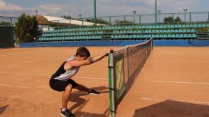 Заминка для теннисистов на корте/Cool-down for tennis players