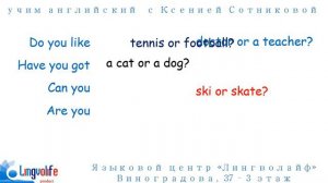 английский/виды вопросов/альтернативный вопрос