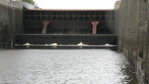 Прохождение первого шлюза на канале имени Москвы