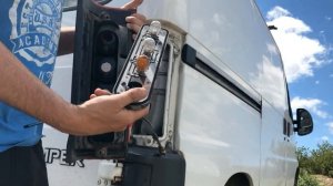 How to change the rear light Peugeot Boxer