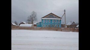 Вологодская область, Сямженский район, село Усть-Река (зимняя зарисовка)