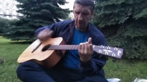Песня от "Малыша" Вот идёт караван...на гитаре