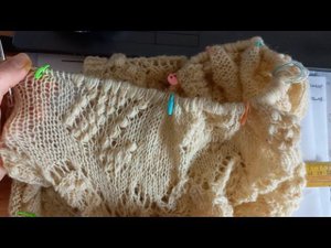 Процесс Вяжу Нуппы или шишечки спицами