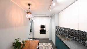 Ремонт кухни по дизайн проекту. Квартира по реновации.