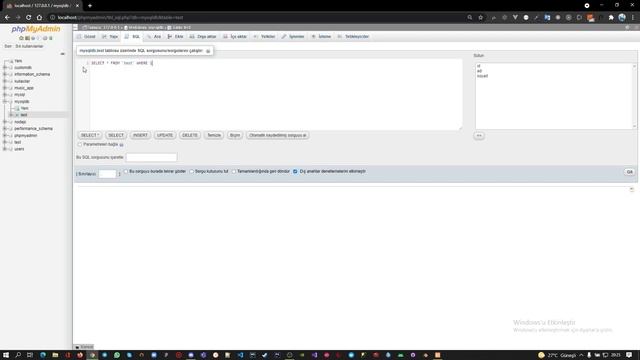 Temel Mysql Eğitim - 20(ALTER TABLE)