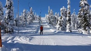 ? Beautiful view from Ruka ski resort, Kuusamo Finland?⛷??