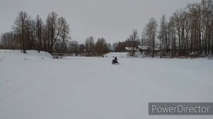 самодельный мототолкач ...гонки