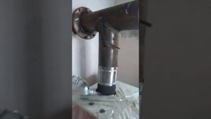 Дымоход из 159 трубы, сендвич отдыхает