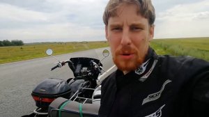 Поездка в Крым на мотоцикле Урал #02 - Граница с Казахстаном и встреча МотоСанчо [5 августа 2018]