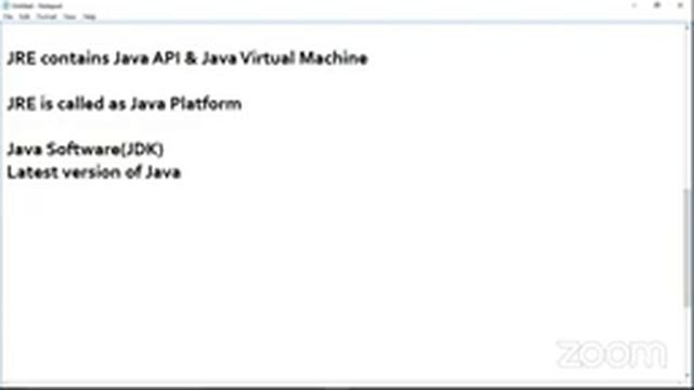 Free Core Java training for Beginners By Mr Venkatesh 6 PM Class 2