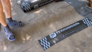 Установка козырька. Ремонт мягкой кровли!