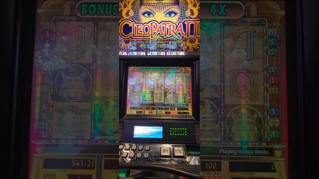 Cleopatra 2 $0.5 Slot Bonus Round $5 Bet