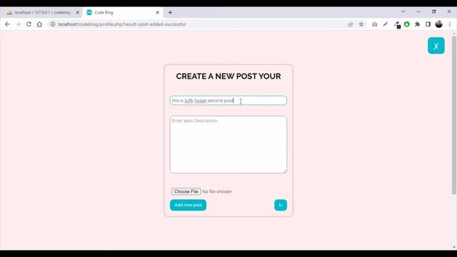 Full Stack Blog website - Online social blogging site | HTML 5 , CSS 3, JavaScript & PHP & MySql