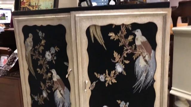 Роскошный комод роспись шелкография смотреть онлайн