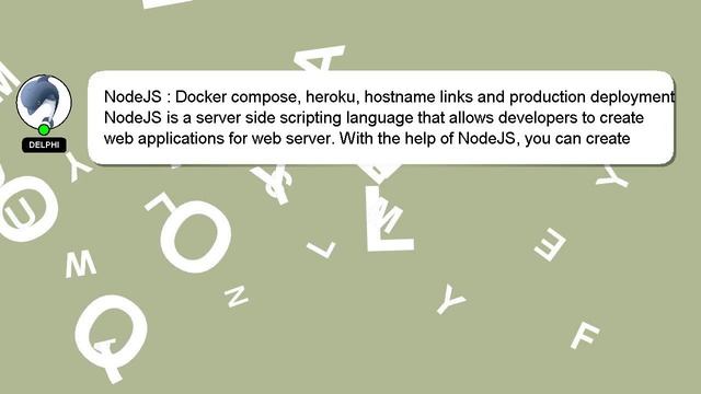 NodeJS : Docker compose, heroku, hostname links and production deployment смотреть онлайн