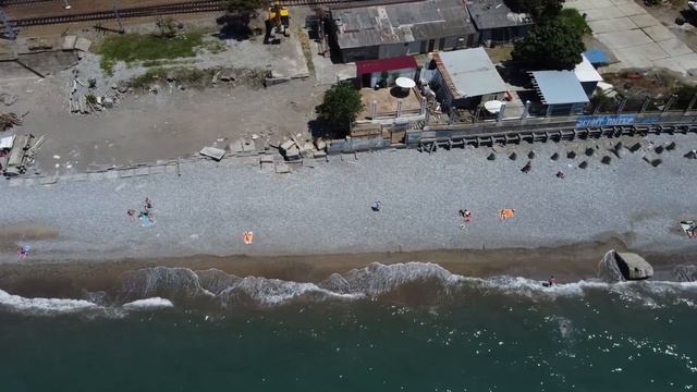 Лазаревское 2021 дикий пляж в центре поселка! смотреть онлайн