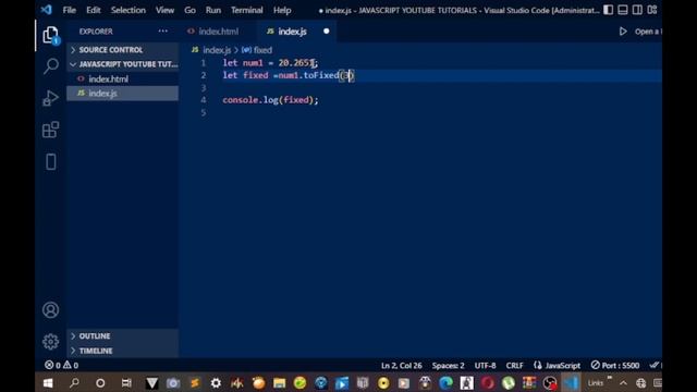 Number Methods | javascript beginner tutorial | Javascript  course for beginners