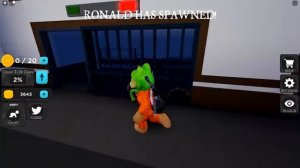 КЛОУН ПЕРЕОДЕЛСЯ В КОПА или Папа и Дочки + RED CAT убегают из тюрьмы | Ronald roblox | Рональд