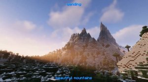 Minecraft Live Wallpaper - Beautiful Mountains (Available in Wallpaper Engine, Link in Description)