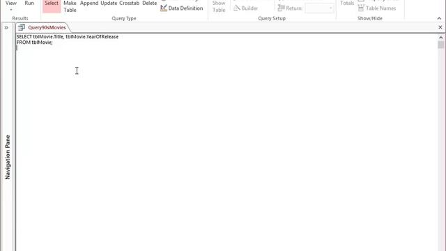 Microsoft Access 2013 Tutorial - Query Design смотреть онлайн