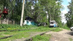 Трамвай 71-608КМ  № 25 ,2-ая Тесминская улица, г. Златоуст