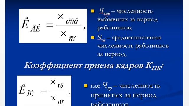 Вейнгардт К В  экономика организации урок 8 Трудовые ресурсы предприятия