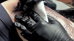 Blackwork Tattoo Timelapse / Kali