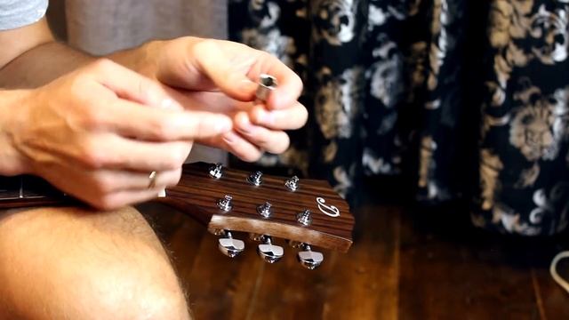 Как поменять колки на акустической гитаре. Колки Gotoh SG381 смотреть онлайн