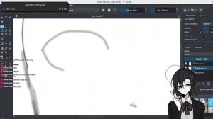 Live - "Belajar gambar di Krita pake Mouse"