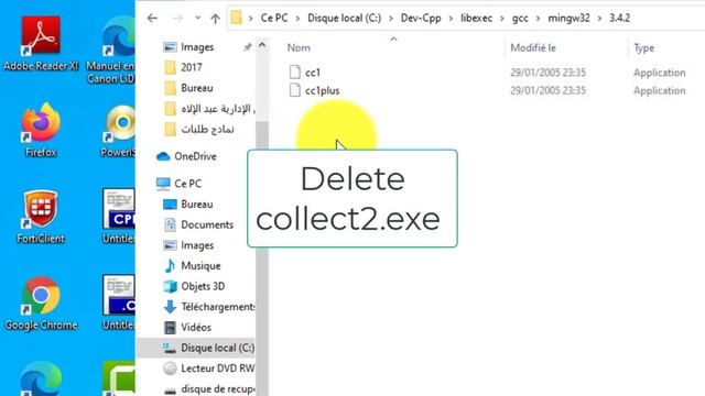 fix source file not compiled Dev App - DevC++ [English]