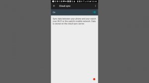 How to Find Cloud Sync Option in Android Wear (to Save Battery)