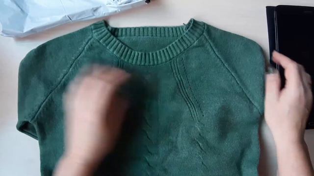 РАСПАКОВКА ПОСЫЛКИ с сайта Aliexpress. Женский пуловер с круглым вырезом Sllsky, с длинным рукавом