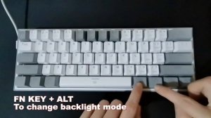 Fizz K617 Backlight settings