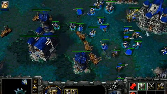 Warcraft 3: Reign of Chaos на высоком. (Альянс) "Берега Нортренда" [#7] смотреть онлайн