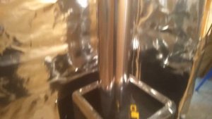 устанавливаем печь в парную / делаем портал / заливаем фундамент под печь