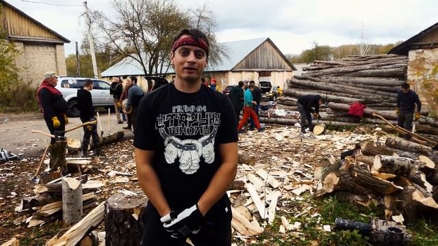 Топоры шумят - щепки летят: как прошёл отборочный этап первого соревнования по рубке смотреть онлайн