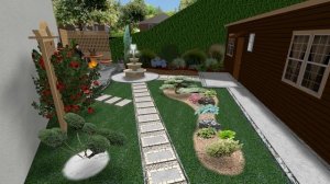 Ландшафтный дизайн участка 2,5 сотки | landscape design 250 m2