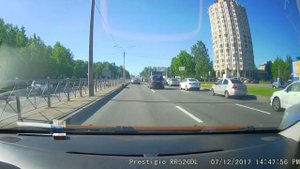 С крайней левой сьезд с кольца