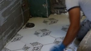 аккуратная расшивка швов эпоксидной затиркой