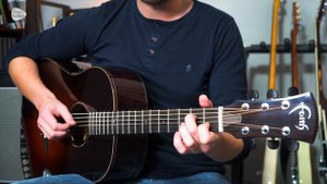 The Beatles "Golden Slumbers" acoustic guitar lesson + finger picking chords