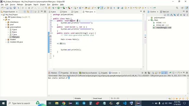 Java Training - Class 18 - Java OOPS Concepts - polymorphism смотреть онлайн