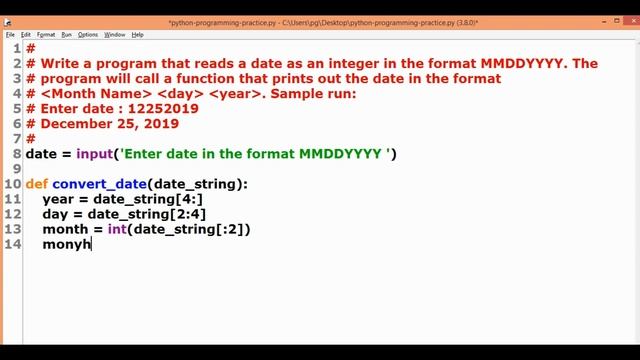 C Q-8 Chapter 1 Python Revision Tour Class 12 CBSE Computer Science 2020-21 Solution