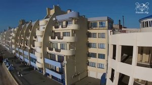 Посёлок Кача Севастополь Полёт над набережной The village of Kacha Sevastopol