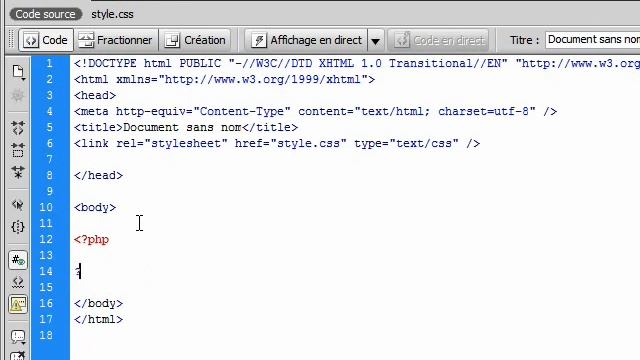 tutoriel include php смотреть онлайн
