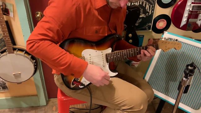 1993 Fender Japan Mini Stratocaster (4ths tuning BEADGC) смотреть онлайн